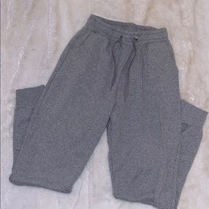 Grey sweatpants